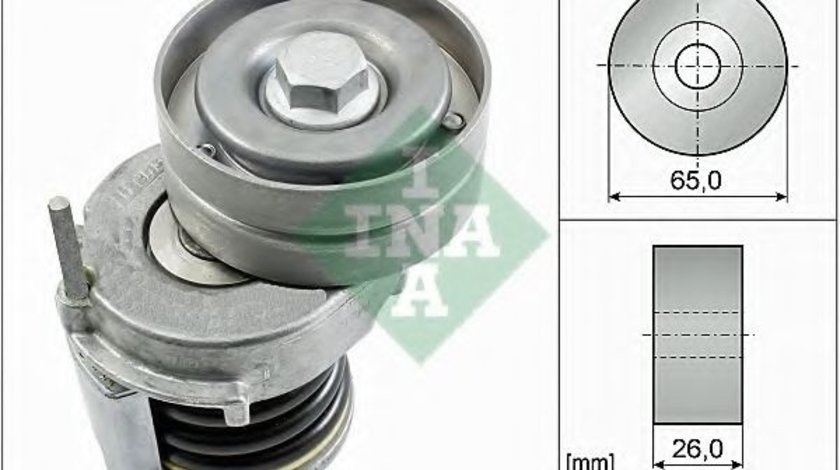 Intinzator,curea transmisie VW CC (358) (2011 - 2016) INA 534 0346 10 piesa NOUA