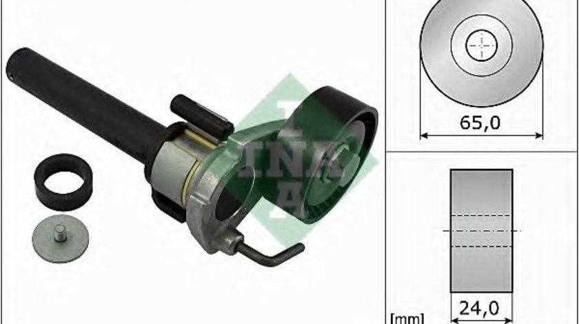 Intinzator,curea transmisie VW CC (358) (2011 - 2016) INA 534 0422 10 piesa NOUA