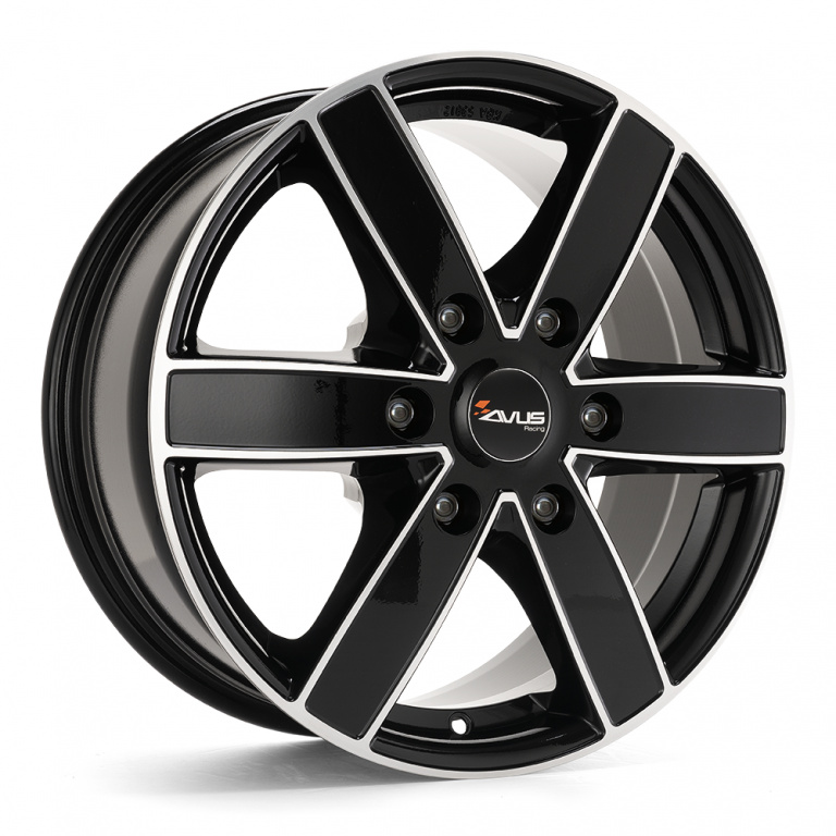 Janta aliaj Avus AC-V61 BLACK POLISHED CB67.1 6/139.7 18X8 ET38