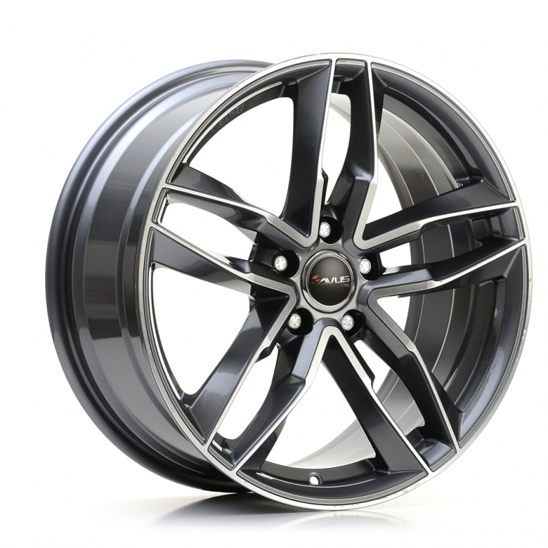 Janta aliaj Avus AF16 ANTHRACITE POLISHED CB57.1 5/100 17X7.5 ET36