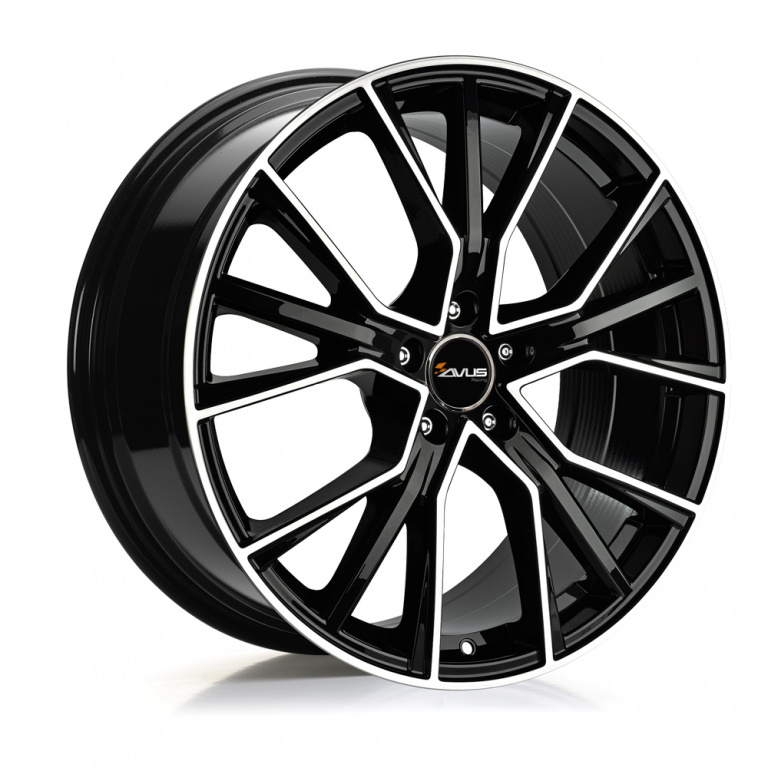 Janta aliaj Avus AF18 BLACK POLISHED CB57.1 5/112 18X8 ET48