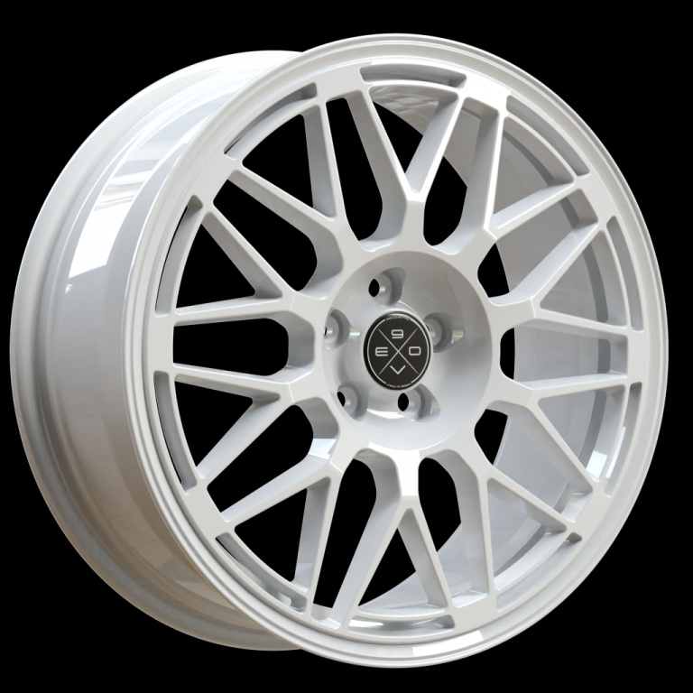 Janta aliaj FONDMETAL 9EVO GLOSSY WHITE CB58.1 4/98 17X7 ET35