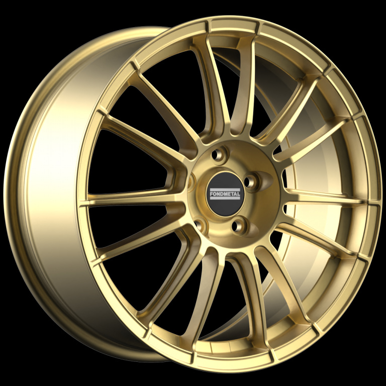 Janta aliaj FONDMETAL 9RR GLOSSY GOLD CB56.1 4/100 18X7 ET52