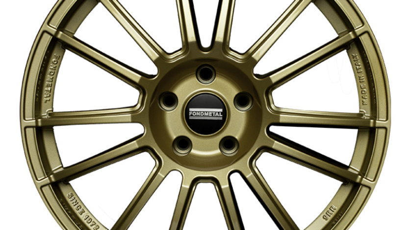 Janta aliaj FONDMETAL 9RR GLOSSY GOLD CB67.2 5/114.3 18X8 ET35