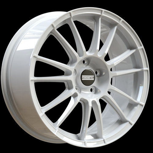 Janta aliaj FONDMETAL 9RR GLOSSY WHITE CB75+RING 4/100 17X7 ET35