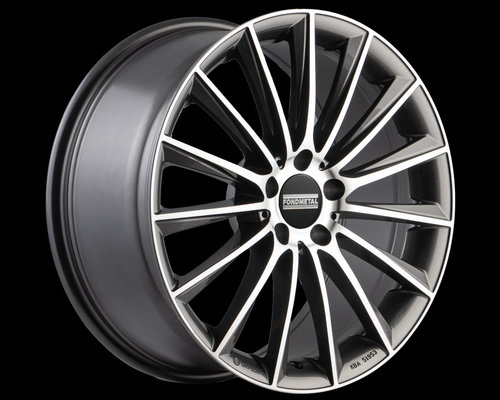 Janta aliaj FONDMETAL AIDON (FMI04) GLOSSY TITANIUM MACHINED CB66.5 5/112 19X8 ET38