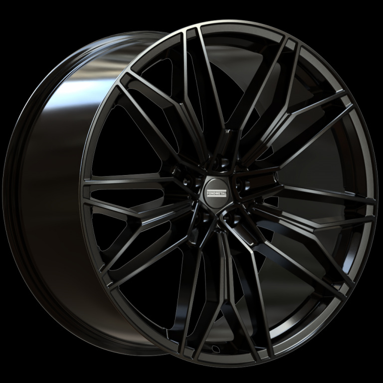 Janta aliaj FONDMETAL STC-23 GLOSSY BLACK CB66.5 5/112 23X10 ET45