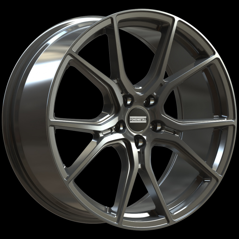 Janta aliaj FONDMETAL STC45 GLOSSY TITANIUM CB70.4+RING 5/114.3 20X10.5 ET45