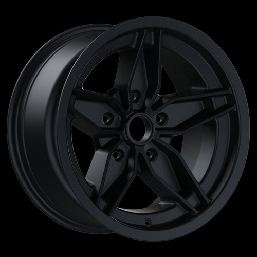 Janta aliaj FONDMETAL STR16 SOFT MATT BLACK CB71.6 5/130 16X9 ET0