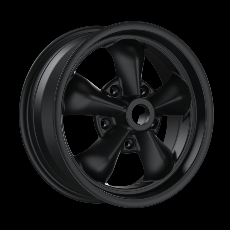 Janta aliaj FONDMETAL TT01 MATT BLACK CB71.6 5/130 15X5.5 ET36