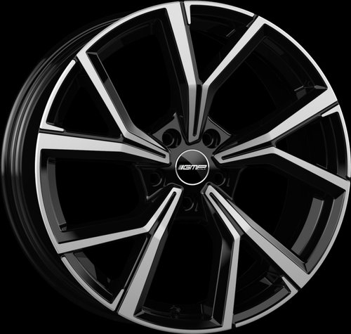 Janta aliaj GMP MENTOR BLACK POLISHED CB66.5 5/112 18X7.5 ET45