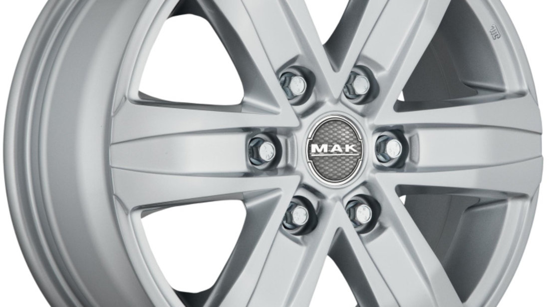 Janta aliaj MAK STONE 6 W SILVER CB74.1 6/125 16X6.5 ET50