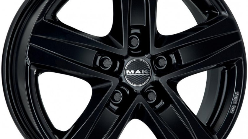 Janta aliaj MAK STONE5 GLOSS BLACK CB71.1 5/118 16X6.5 ET65