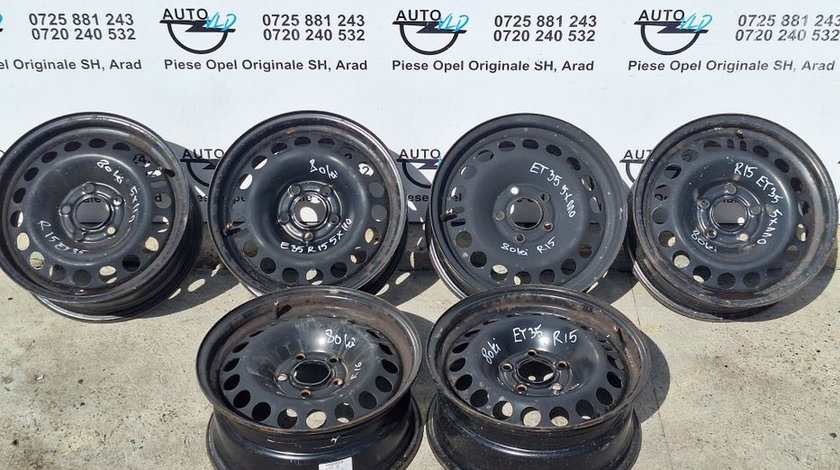 Janta tabla rezerva 5x110 R15 ET35 Astra G H Zafira A B Vectra B C