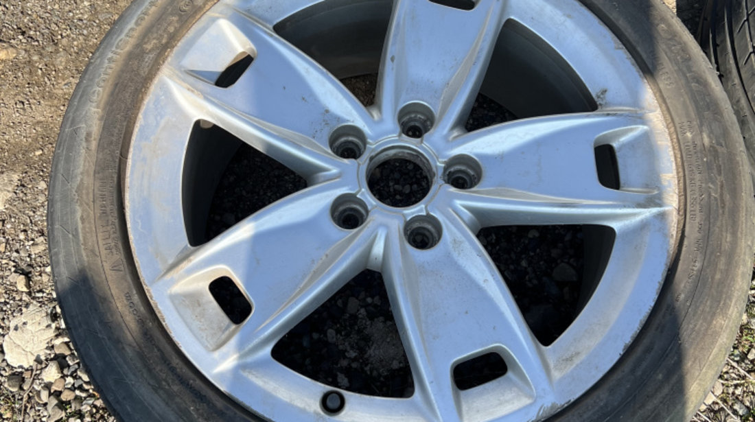 Jante 17 - 5 prezoane Audi A3 8P 2010, O JANTĂ CU DEFECT / ET56 / 225/45R17