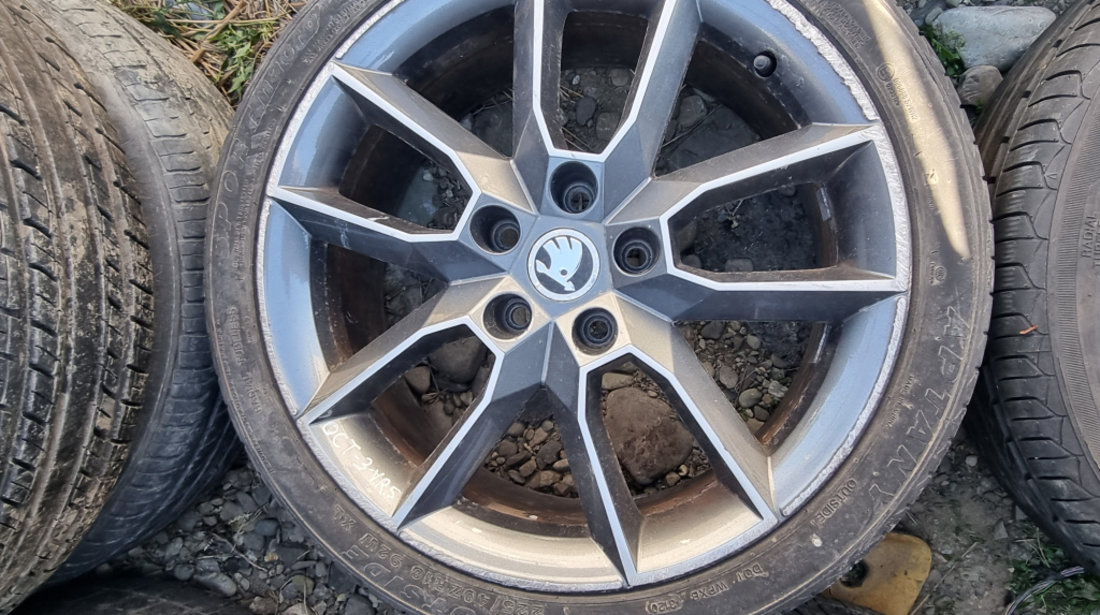 Jante 18 - 5 prezoane Skoda Octavia 3 2015, 225/40R18 / VRS