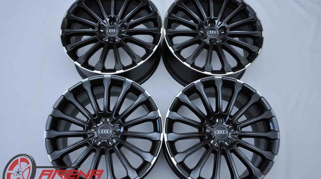 Jante 18 inch Originale Audi A5 A6 A7 A8 Q5 Q7 4M Allroad R19 Negru Diamond  Cut #58583454