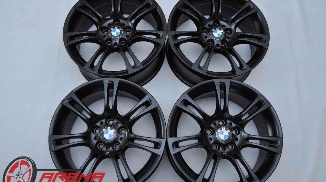 Jante 18 inch Originale BMW Seria 5 F10 F11 Seria 6 F12 F13 F06 M350 Negru  Mat #65604225