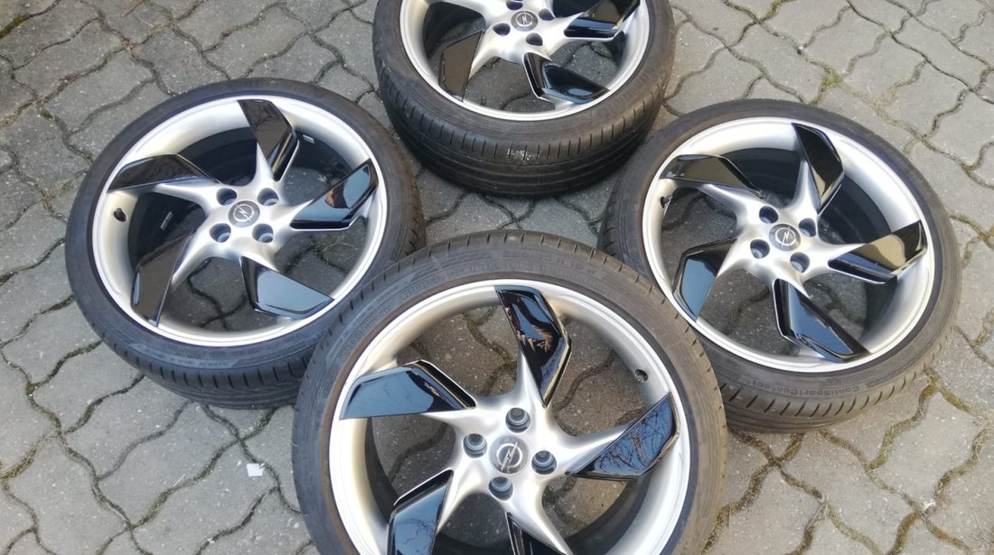 Jante 4x100 R18 orig.GM Opel Adam(Corsa,Astra,Karl,etc)/anvelope de vara 225 35 R18 Continental