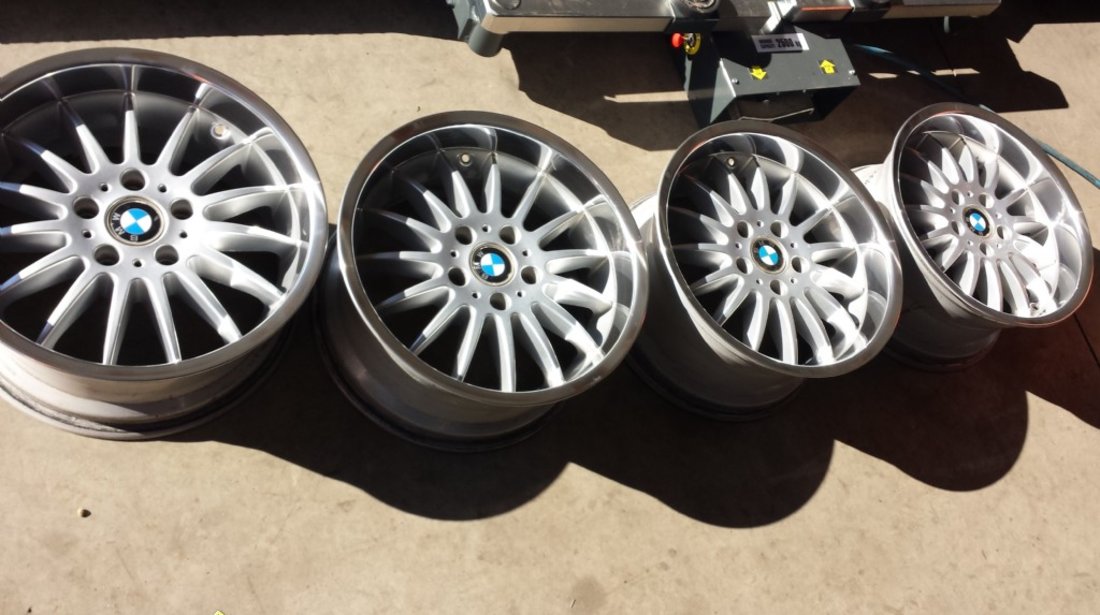 Jante 5x120 Bmw Cu Bordura buza Polish Diametru 17 Inch Bmw Seria 3 5 6  7e36 E46 E39 E60 E90 E92 #153479