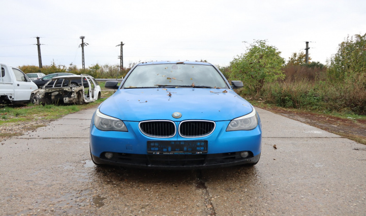 Jante aliaj 17 - set BMW Seria 5 E60/E61 [2003 - 2007] Sedan 520 d MT (163  hp) Bmw E60 520 d, negru, infoliata albastru #88582832