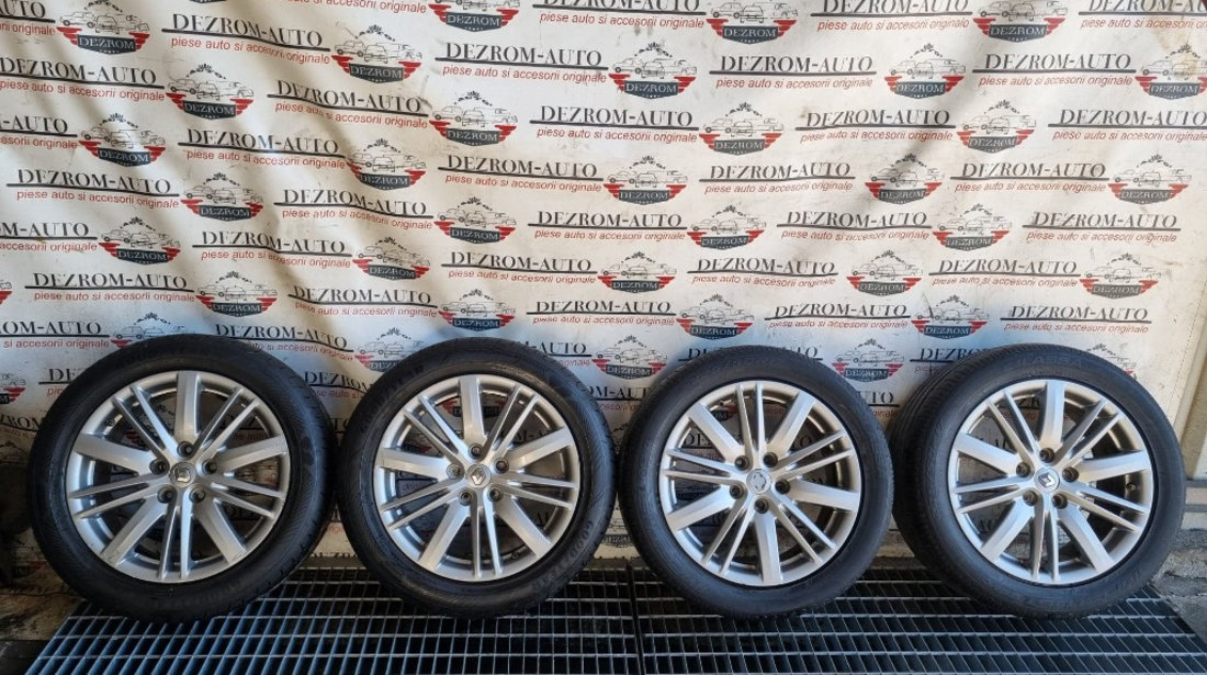 Jante aliaj originale 7Jx17 5CH ET49 cu anvelope (225/50/ZR17) 5x114,3 Renault  Megane III cod 04247R #83363890