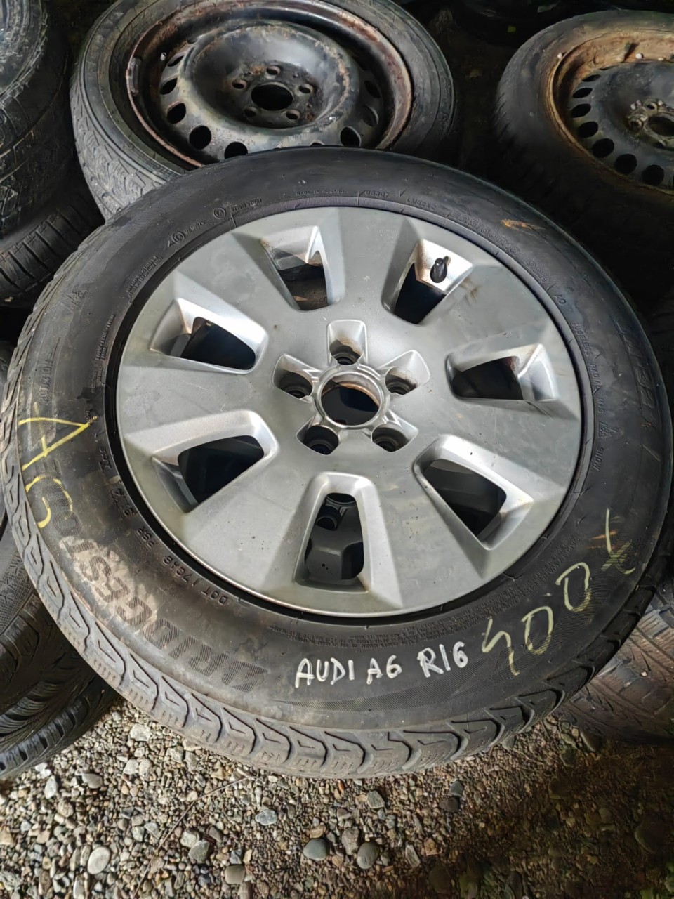 Jante Audi A6 impreuna cu anvelope de iarna 225/60 R16