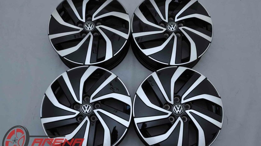 Jante Noi 15 inch Originale VW Polo 6 2G 5x100 R15 Essex Bicolor