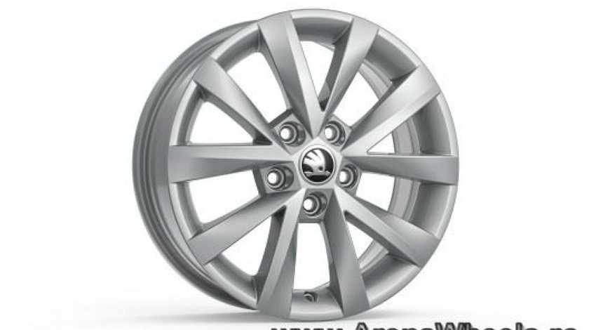 Jante Noi 16" Originale Skoda Octavia 3 16 inch Alcatraz 5E0601025BJ