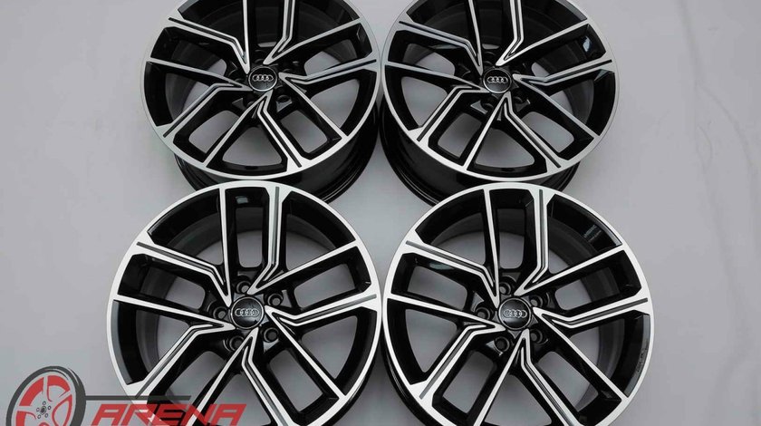 Jante Noi 18 inch Originale Audi A5 8W R18 Negru Diamond Cut