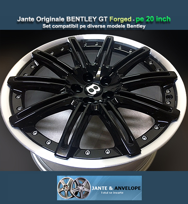 Jante Originale Bentley Continental GT Noi pe 20 inch #3320239