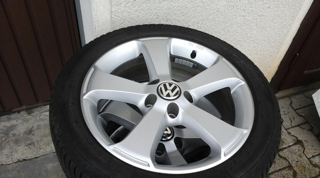 Jante R17 ,5X112 VW Passat ,CC cu anvelope iarna #11542409