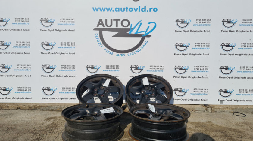 Jante set roti tabla otel structurate R16 5x110 VLD J62 Opel Astra H [facelift] [2005 - 2015]