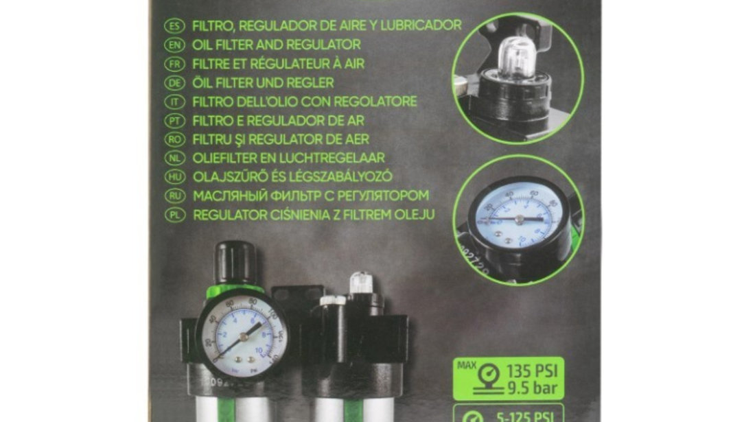 JBM-53068 Filtru, regulator si lubrificator de aer 1/2