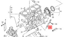 Joja ulei motor audi A3 8P Sportback 2.0 TDI 2005 ...