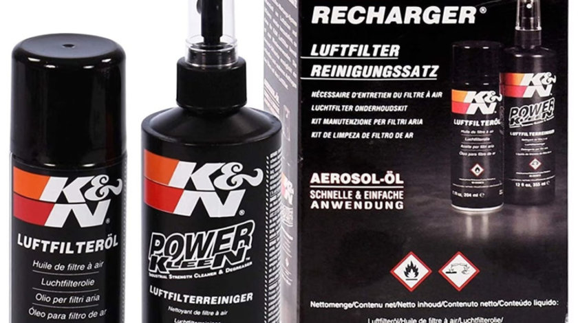 K&amp;N Kit Spray + Solutie Curatat Filtru Aer Sport 99-5003EU