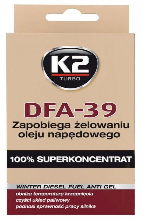 K2 DFA-39 Solutie Anti Inghet Combustibil Diesel -39°C 50ML T310