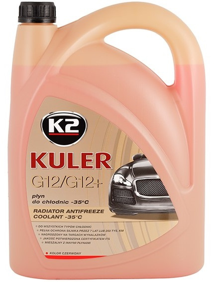 K2 Kuler Antigel Preparat Rosu G12 / G12+ -35°C 4L K2-74235