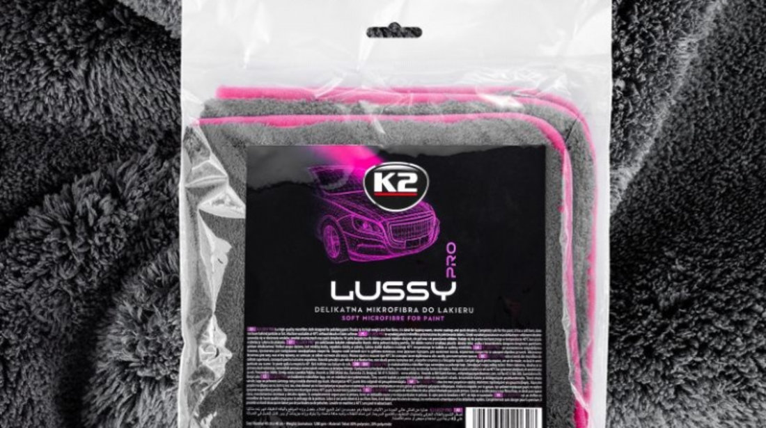 K2 Lussy Pro Laveta Prosop Microfibra 40x40cm 1200gsm D0222