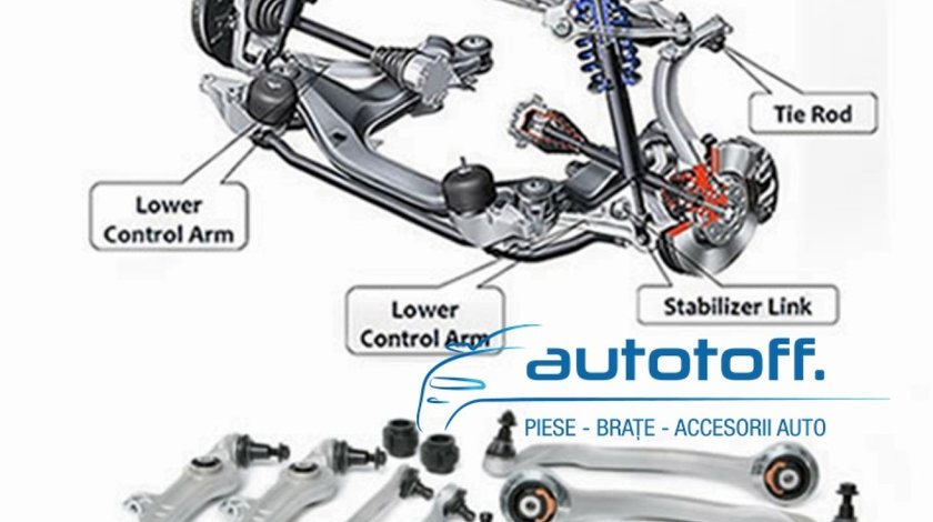 Kit Brate 12 piese Audi A4 B5 A6 4B C5 VW Passat B5 3B 3BG  HD-Version