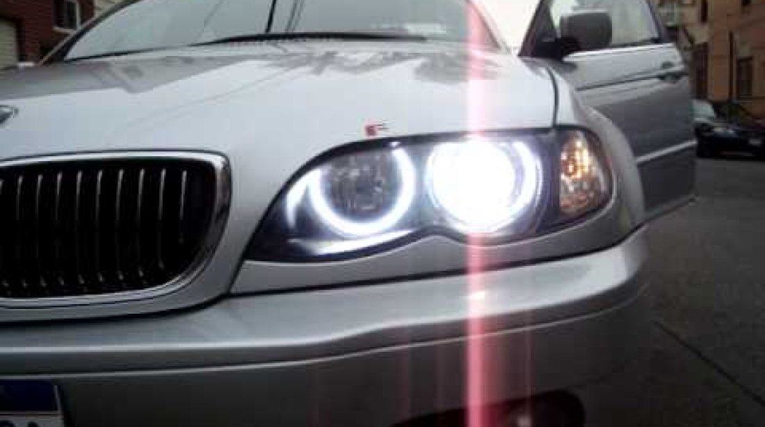 Kit Far BMW E46 Lupe Bixenon+Xenon Canbus+Inele Angel Eyes #22439543