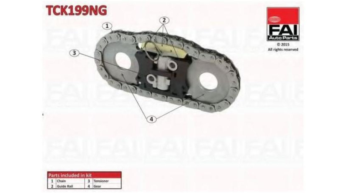 Kit lant distributie Fiat DUCATO platou / sasiu (250, 290) 2006-2016 #2 TCK199NG