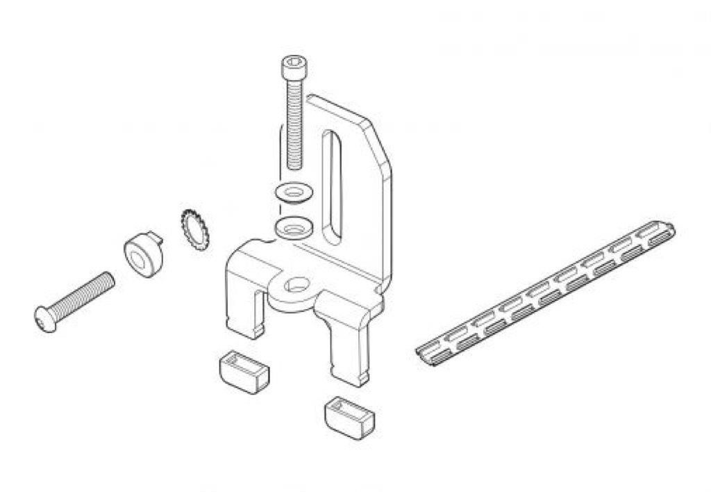 KIT MONTARE BARE PORTBAGAJ DELTA DLFIX201FP 2396 MENABO