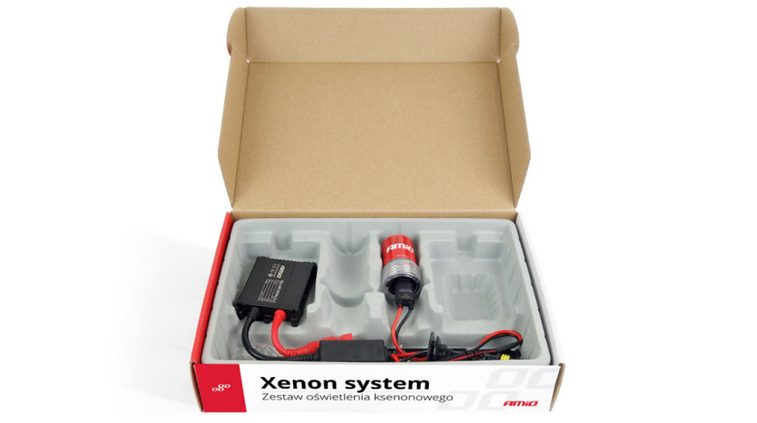 Kit Moto Xenon Tip Slim H4-3 4300k Amio 01876