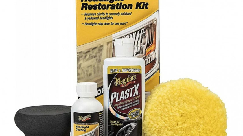 Kit Polish Faruri Meguiar's Heavy Duty Headlight Restoration G2980MG