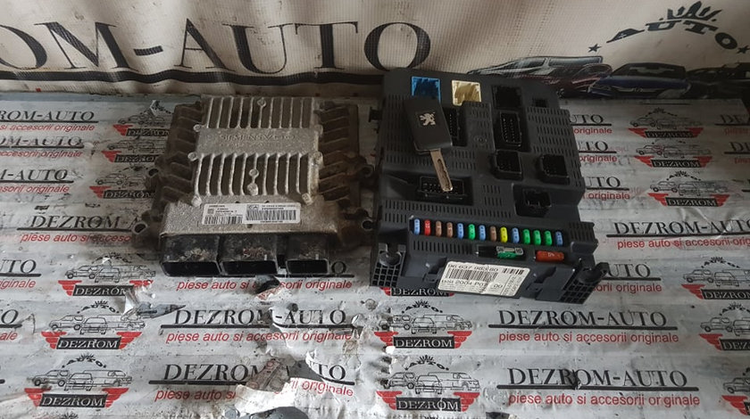 Kit pornire Ecu cod 9664807480 9661642180 SID803A Bsi cod 9663798380 Peugeot expert 2.0 hdi RHK 120 cai euro