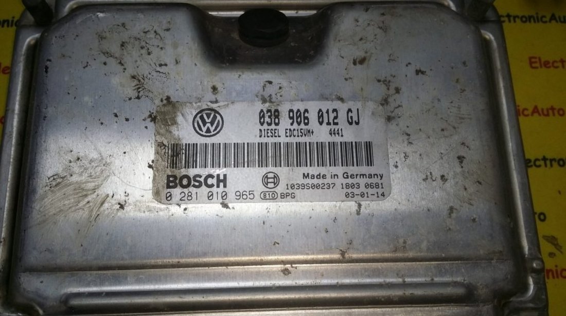Kit pornire VW Caddy, Skoda Fabia 1.9SDI 0281010965, 038906012GJ