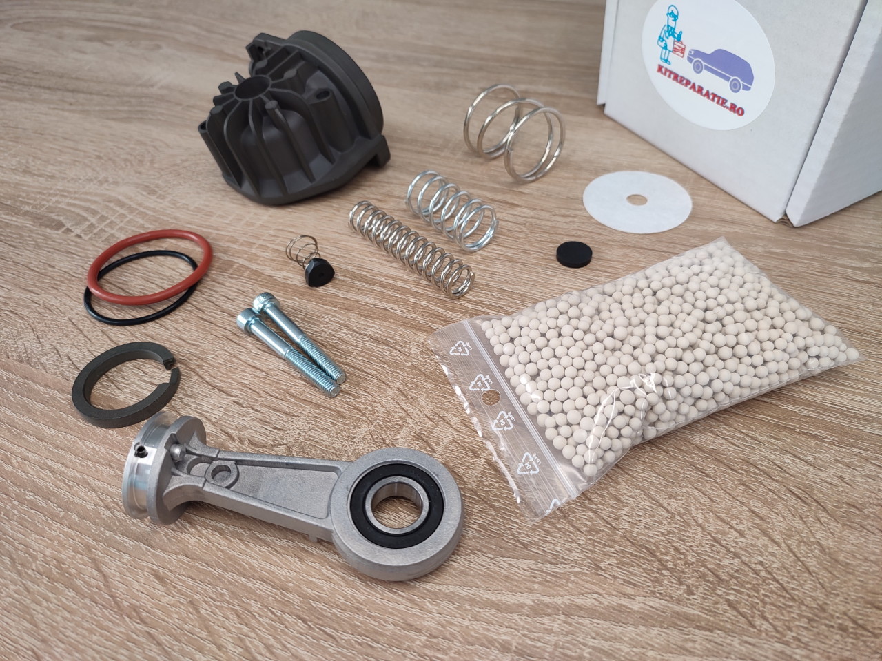 Kit reparatie compresor suspensie perne aer Audi A8, A6 Allroad, W211 W219  W220, Iveco Daily #69969652