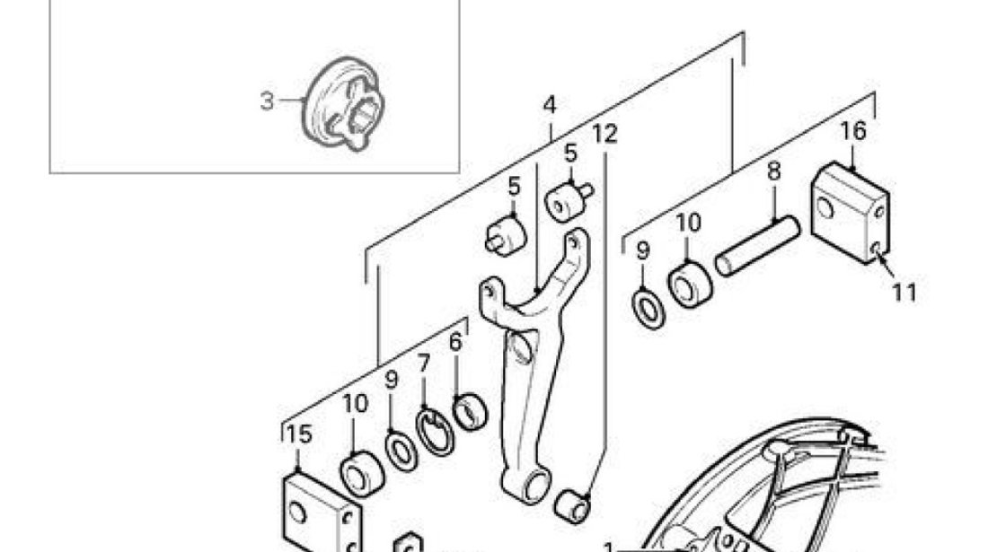 Kit reparatie furca ambreiaj Daf CF 8x4 S-MILE sc-011