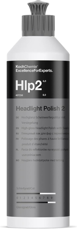 Koch Chemie Hlp2 Headlight Polish 2 Pasta Polish Faruri 250ML 407250